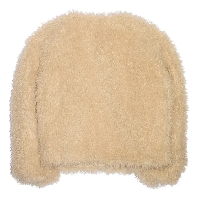 Chaqueta de piel Lucky | Beige