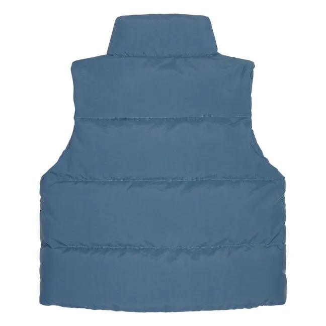 Doudoune Sans Manches Temper Fibres Recyclées | Bleu