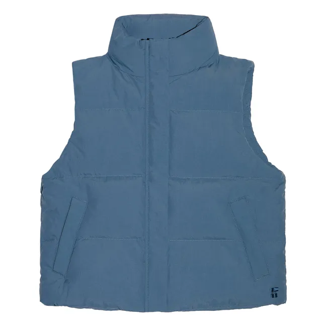 Doudoune Sans Manches Temper Fibres Recyclées | Bleu