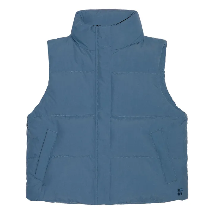 Doudoune Sans Manches Temper Fibres Recyclées | Bleu- Image produit n°0