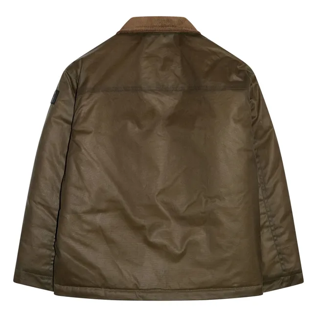Clark Oiled Canvas Jacket | Khaki