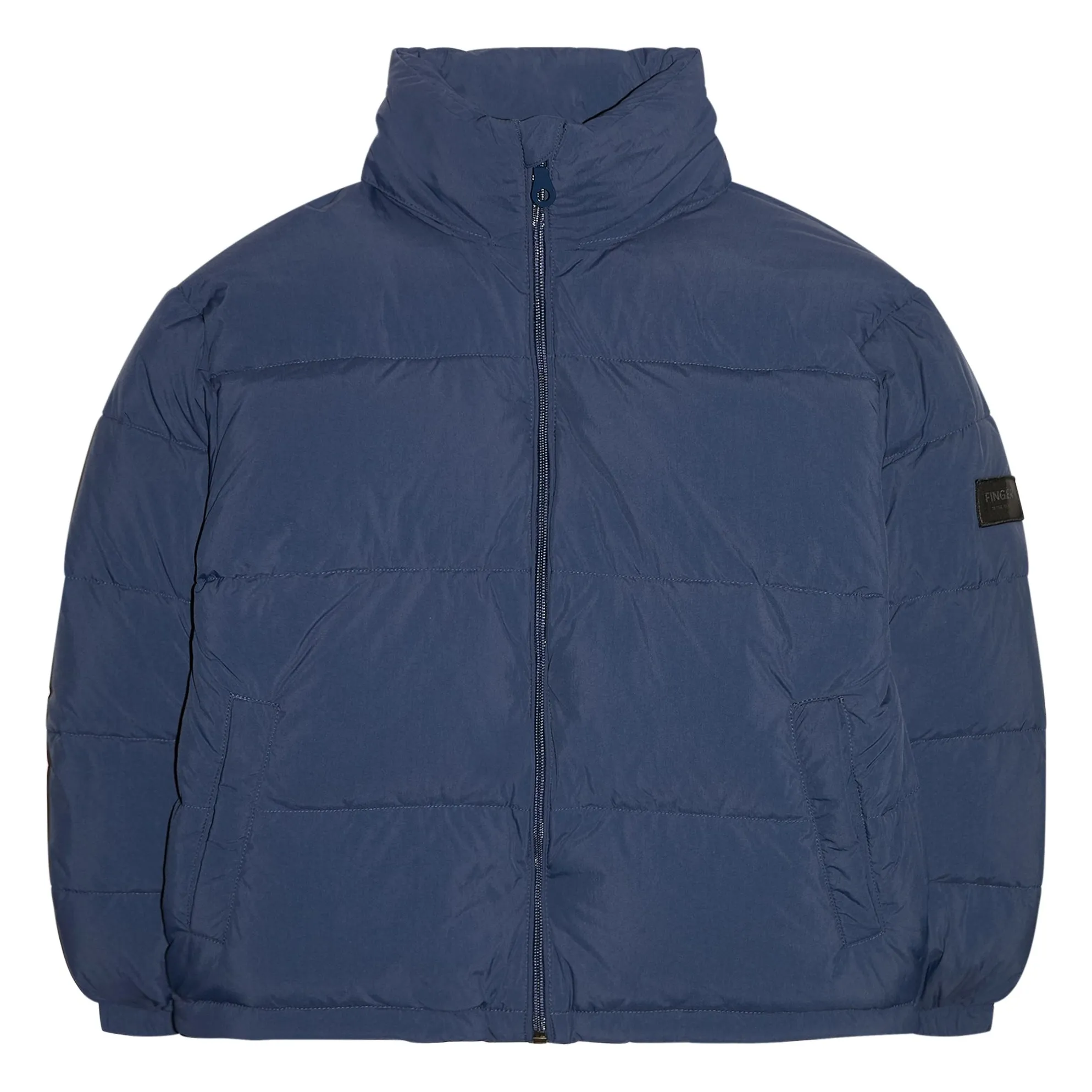 Finger In The Nose Navy Blue Snowsharp Genuine Down Jacket
