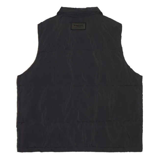 Doudoune Sans Manches Snowshirt Duvet Véritable | Noir