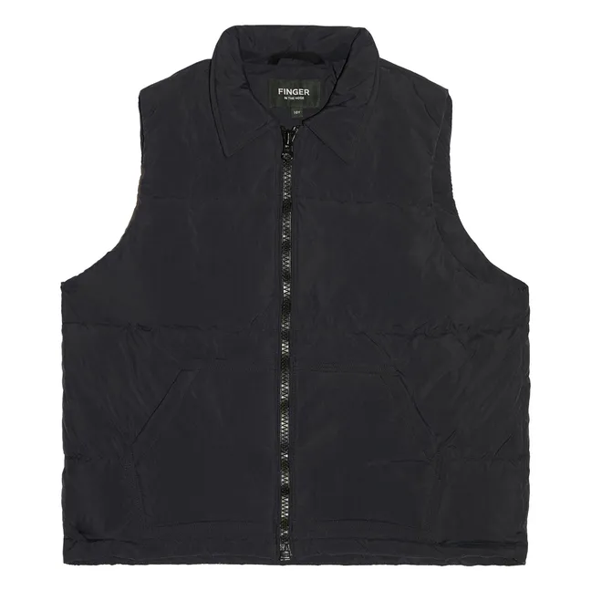 Ärmellose Daunenjacke Snowshirt Echte Daune | Schwarz