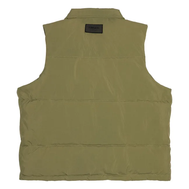 Ärmellose Daunenjacke Snowshirt Echte Daune | Khaki