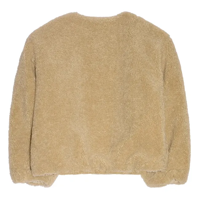 Chance Sherpa Fake-Jacke | Beige