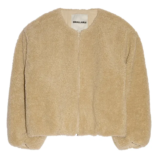 Veste Façon Sherpa Chance | Beige