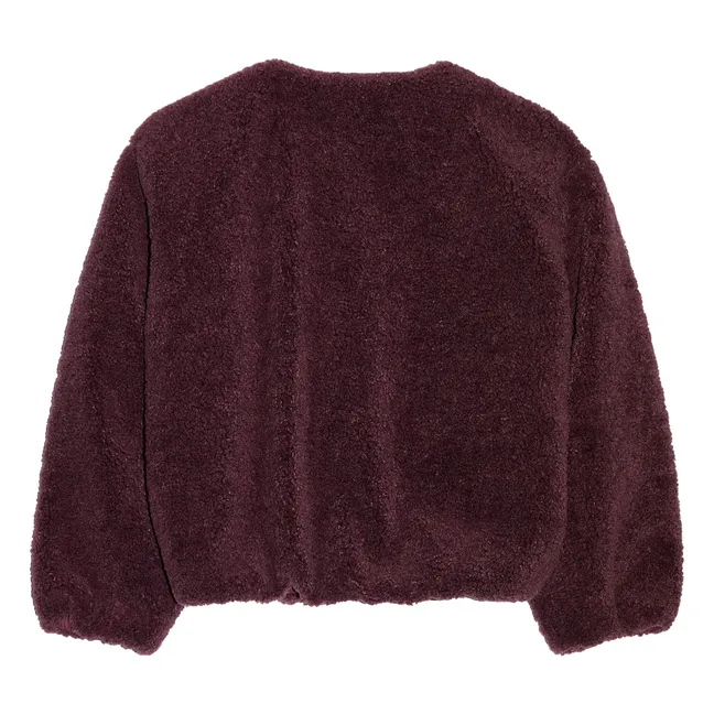 Veste Façon Sherpa Chance | Violet