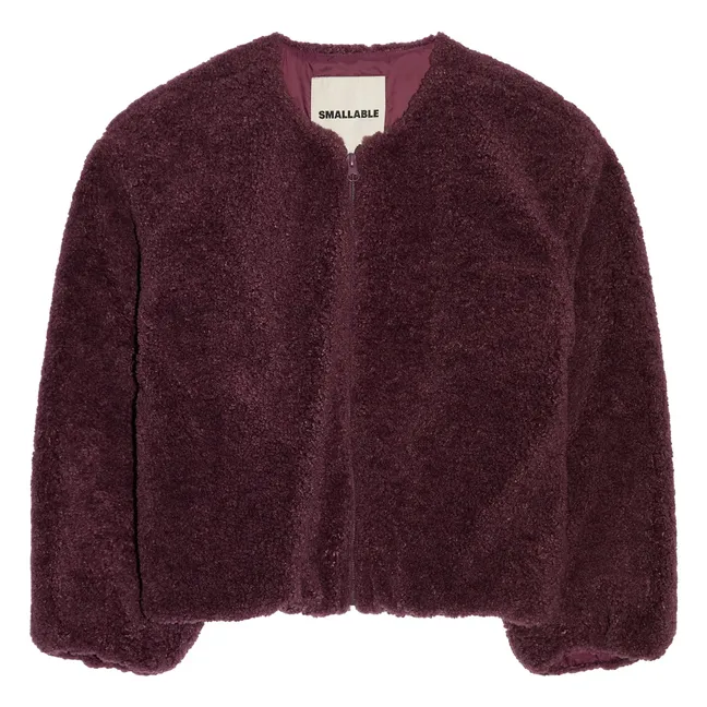 Chance Sherpa Fake-Jacke | Violett