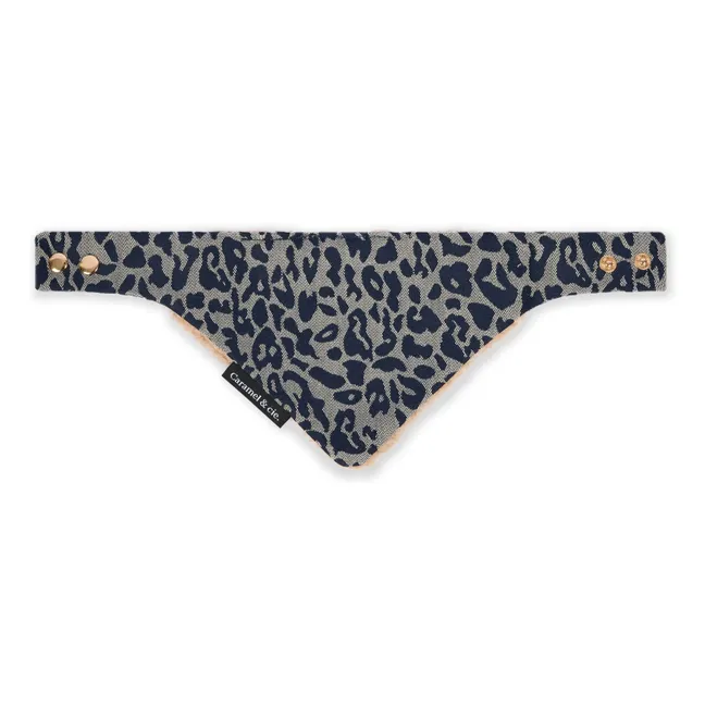 Bandana per cani leopardata | Grigio