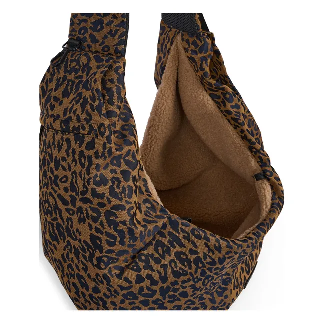 Sac Promenade Cross Body Léopard Chien | Marron