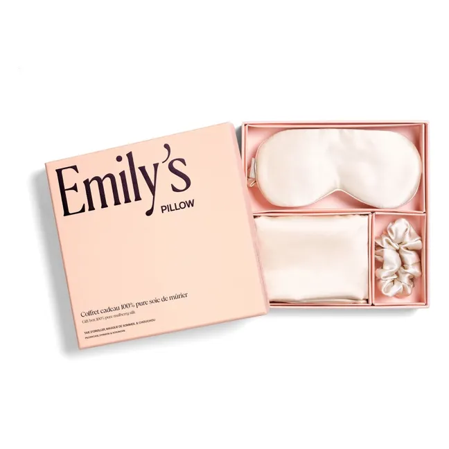 Coffret Sommeil en soie  | Champagne