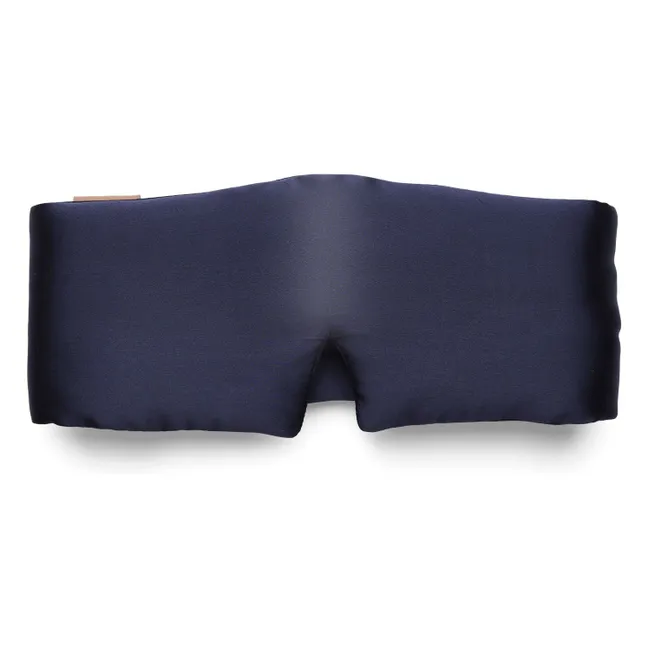 Silk headband night mask  | Midnight blue