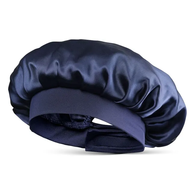 Berretto da notte in seta  | Blu notte