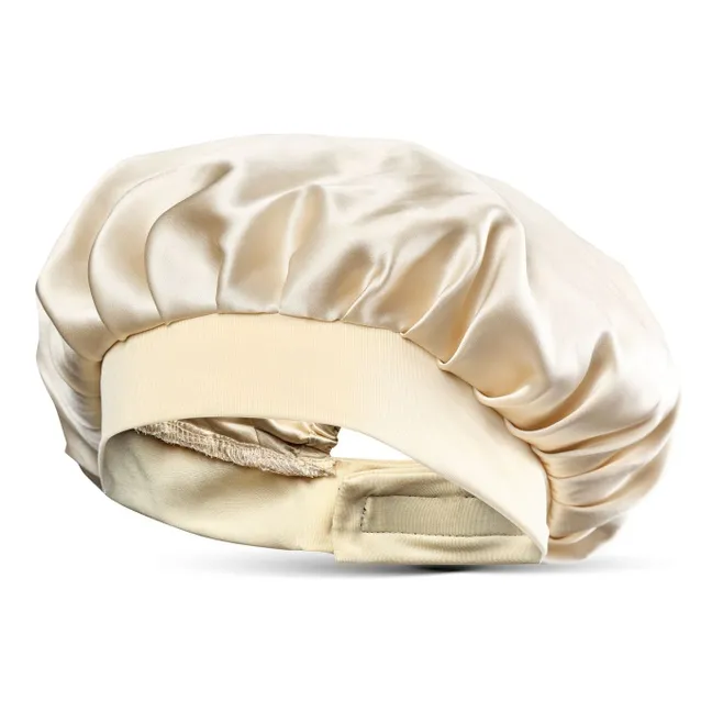 Gorro de dormir de seda  | Champagne