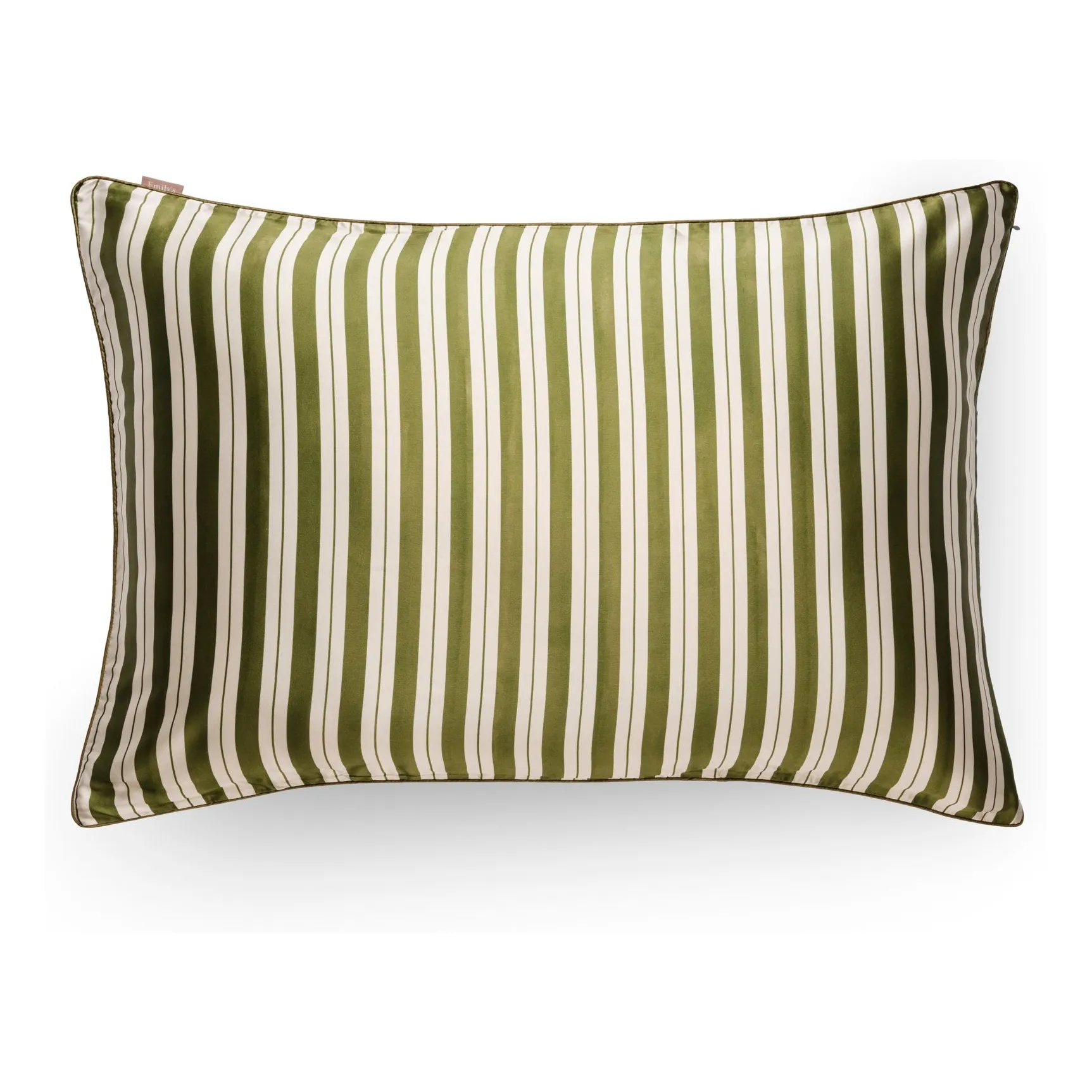 Emily's Pillow - Taie d'oreiller en soie de mûrier imprimé Rayures (Emily's Pillow) - Couverture