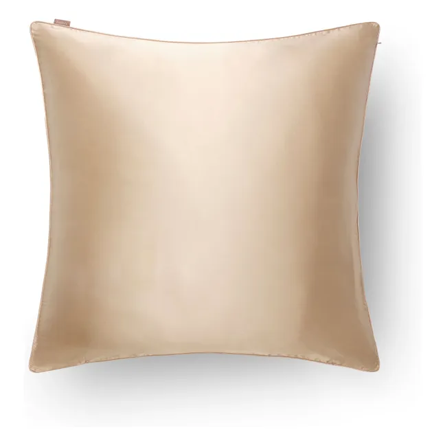 Funda de almohada de seda de morera  | Champagne