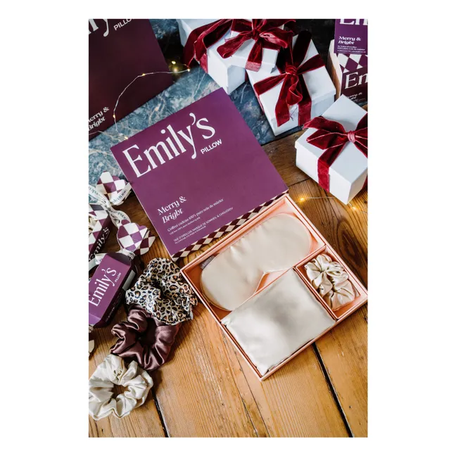 Coffret Sommeil en soie  | Champagne