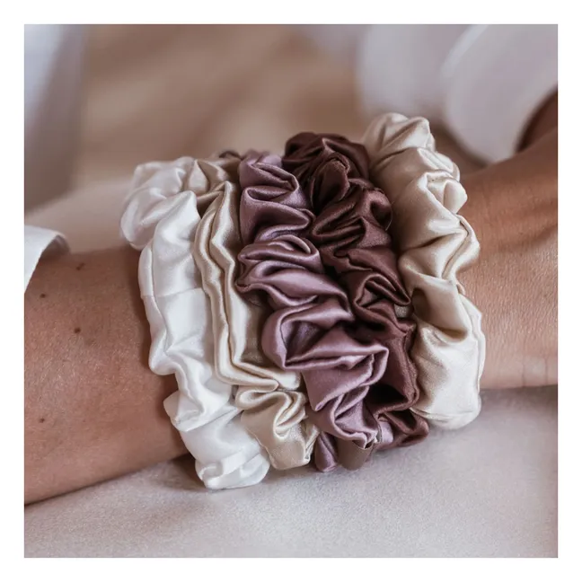 Chouchous en soie - Lot de 5 | Rose