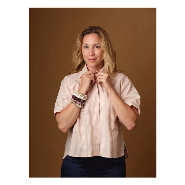 Chouchous en soie - Lot de 5 | Rose