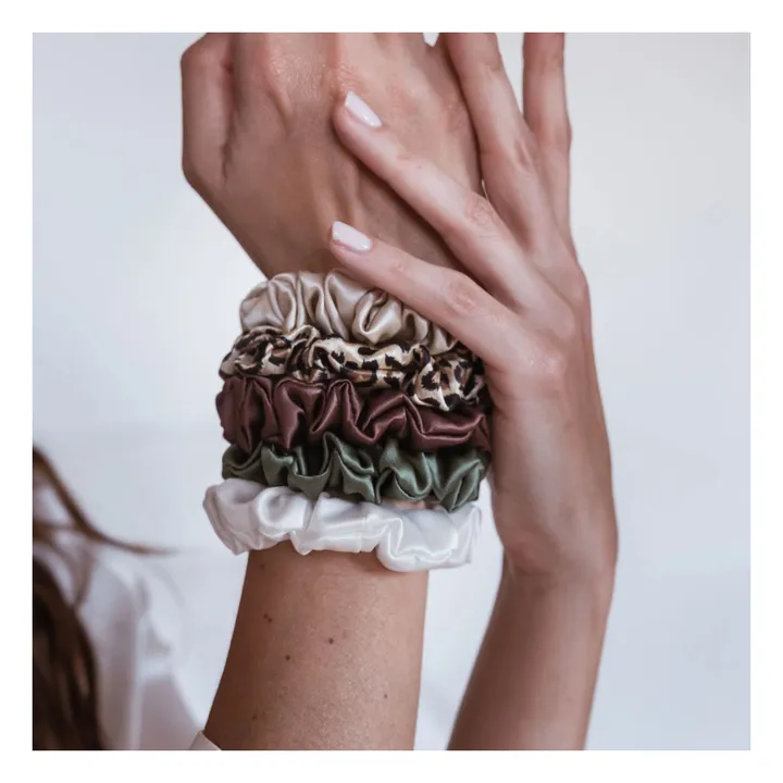 Chouchous en soie - Lot de 5 | Vert- Image produit n°3