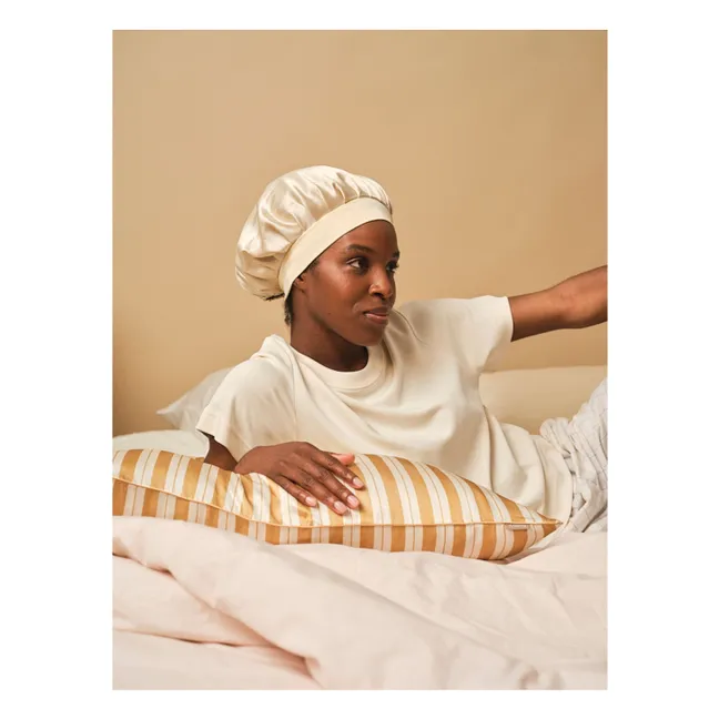 Berretto da notte in seta  | Champagne