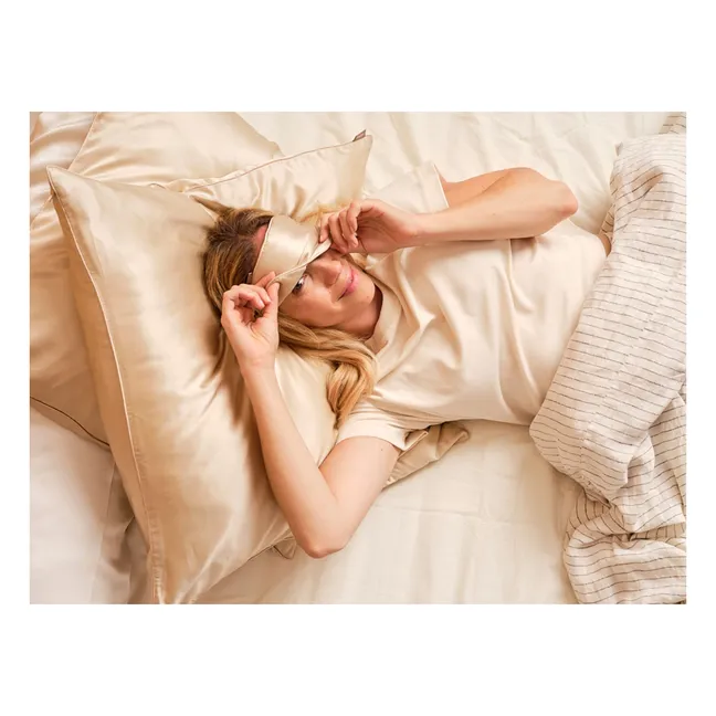 Antifaz de seda para dormir  | Champagne