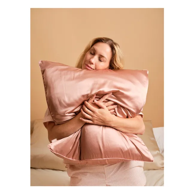 Mulberry silk pillowcase  | Dusty Pink