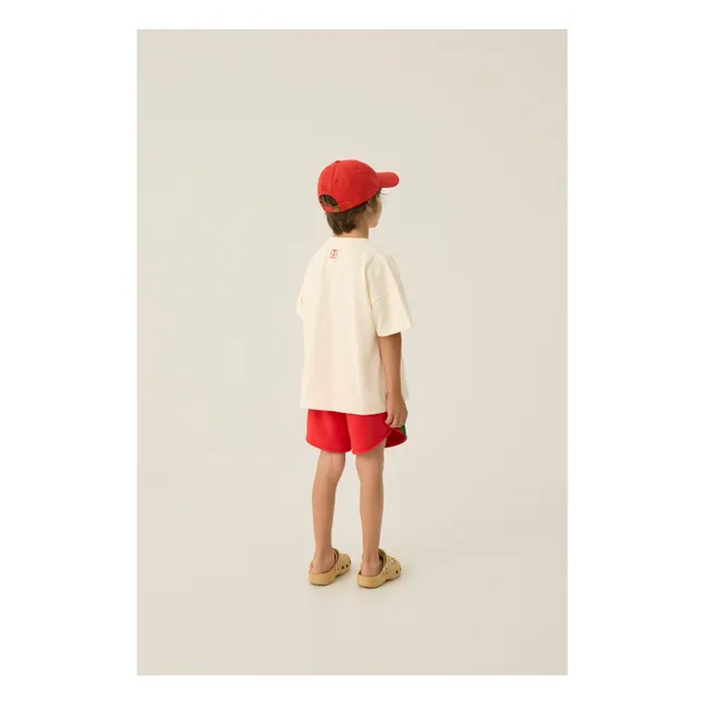 Oversize T-shirt Every Child Is An Artist Organic cotton | Ecru