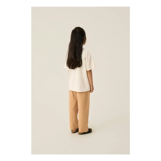 T-shirt oversize Telephone Cotone organico | Ecru