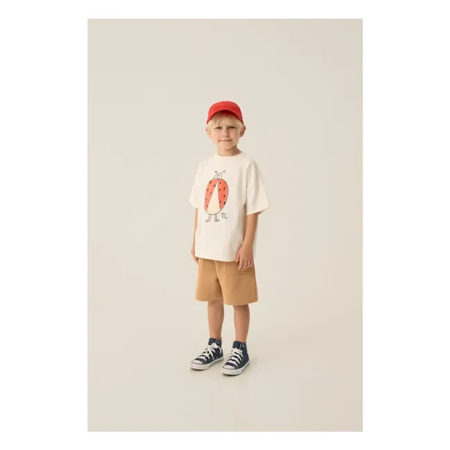 Camiseta oversize Ladybird Algodón orgánico | Crudo