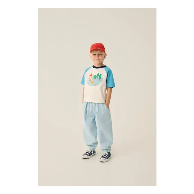 T-shirt oversize in cotone organico Village | Ecru