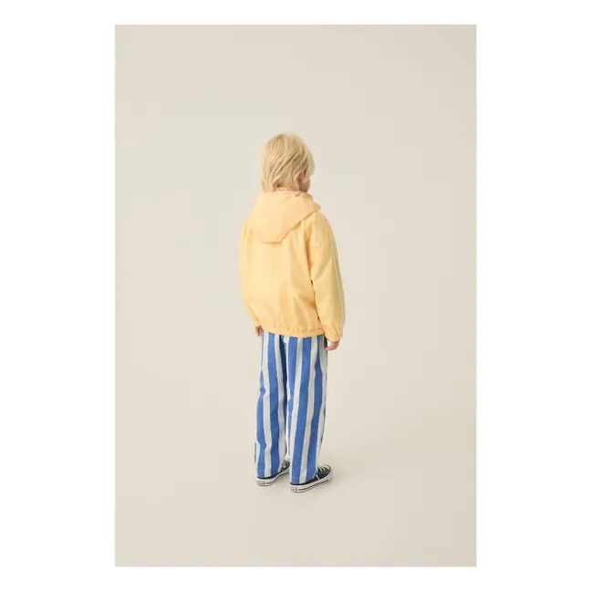 Color Block Recycled Fiber Windbreaker | Pale yellow