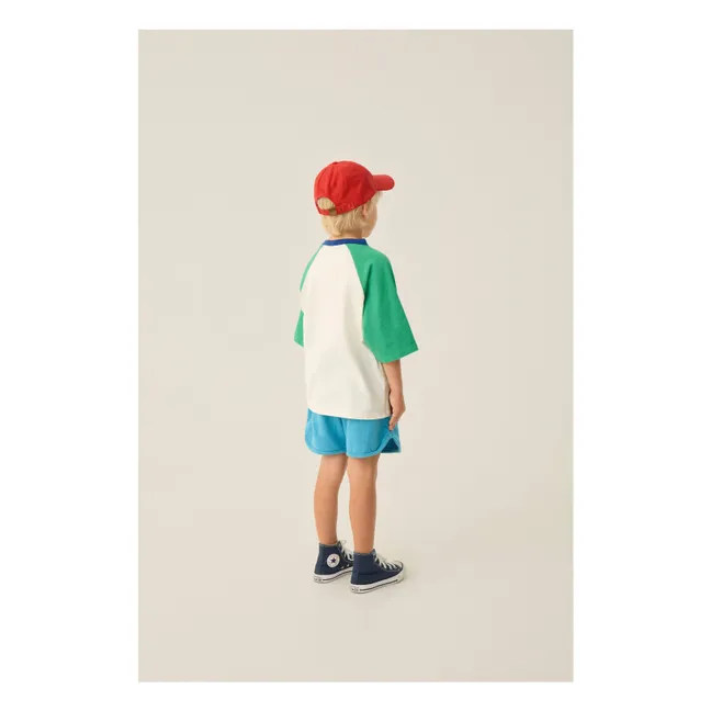 Camiseta oversize Color Block | Crudo