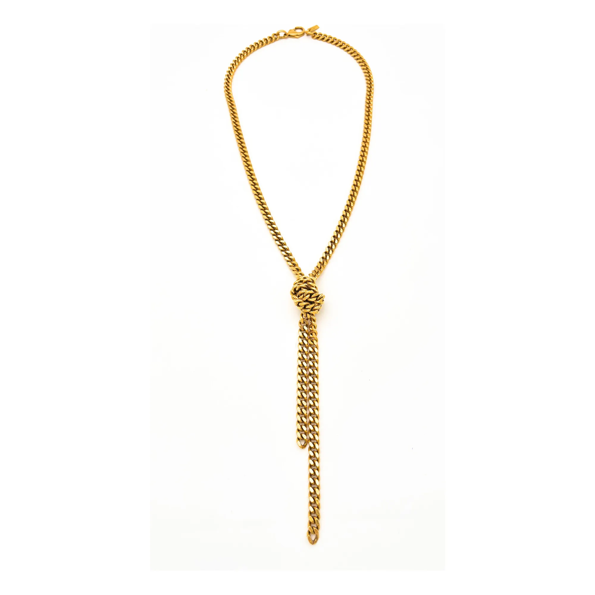 Perrine Taverniti Gold Picpus Long Necklace