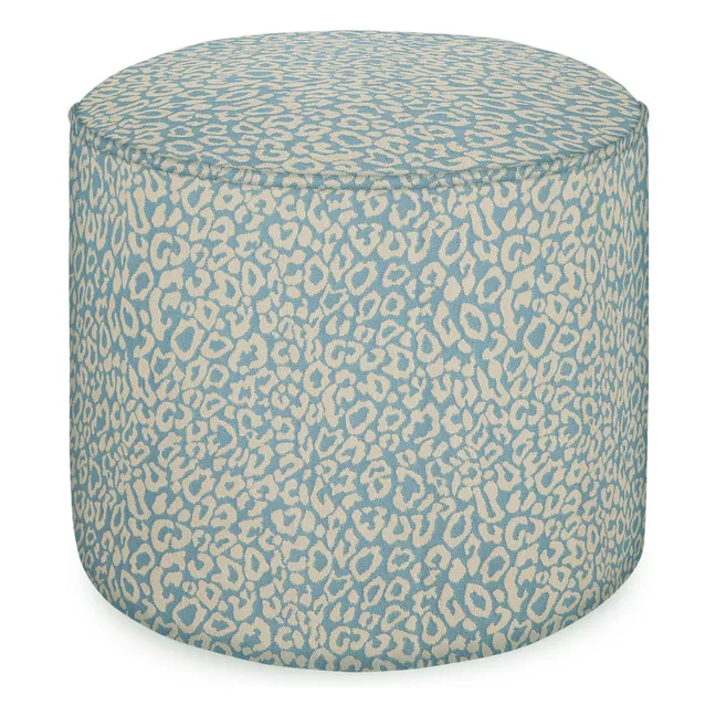 Pouf Maya | Bleu Glacier
