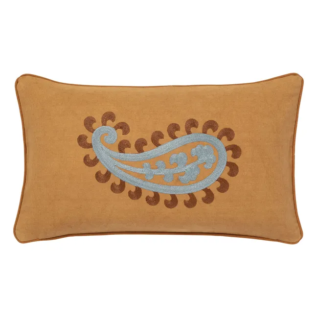 Housse de coussin réversible Siena | Ocre