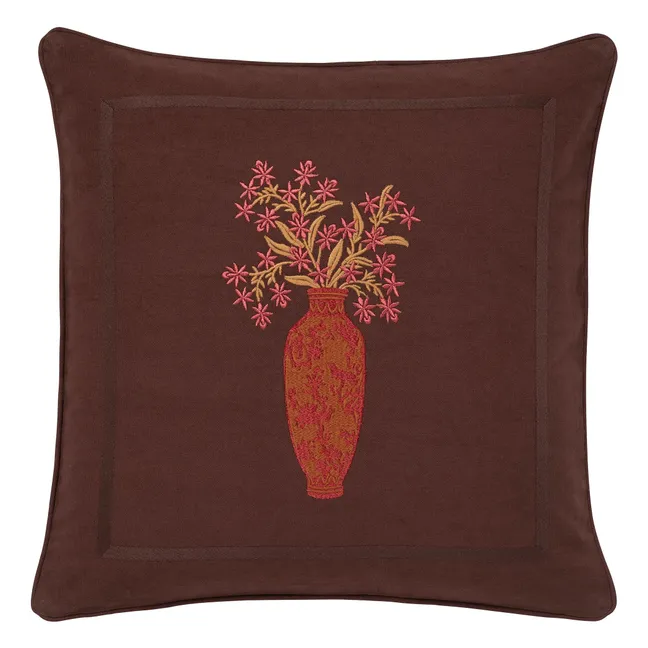 Housse de coussin Rumi | Chocolat