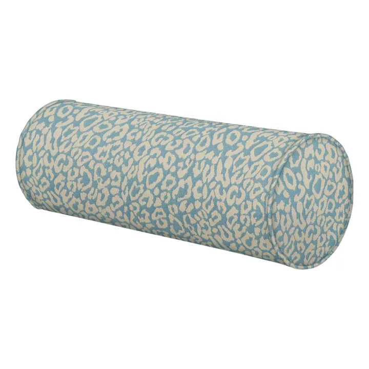 Coussin cylindrique Maya | Bleu Glacier- Image produit n°0