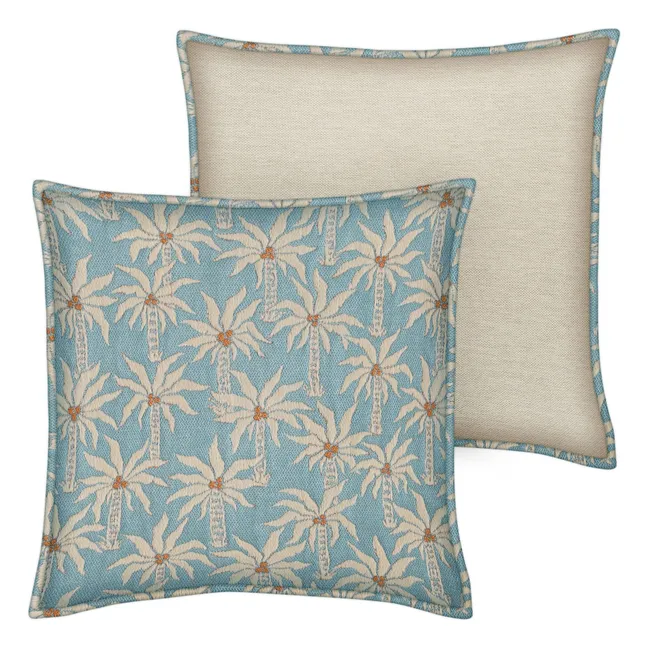 Housse de coussin Laura | Bleu Glacier