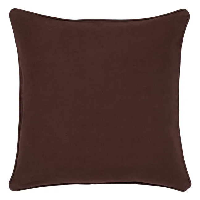 Housse de coussin Laura | Chocolat