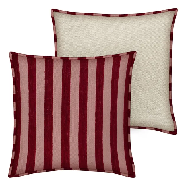 Housse de coussin Jackie | Bordeaux