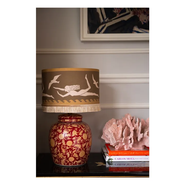 Abat-jour Thalassa Palais x Hôtel Magique | Olive- Image produit n°1