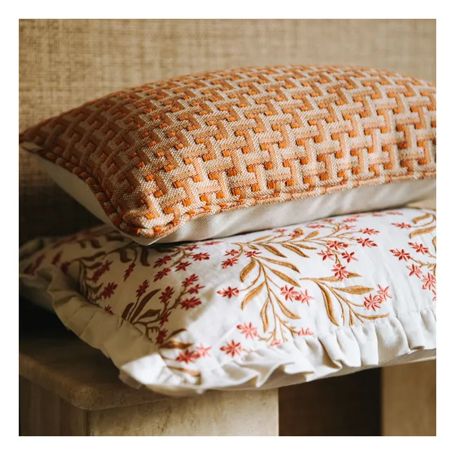 Housse de coussin Audrey | Corail