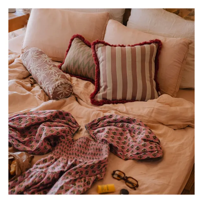 Laura cylindrical cushion | Pink