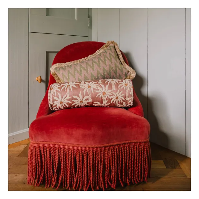 Laura cylindrical cushion | Pink