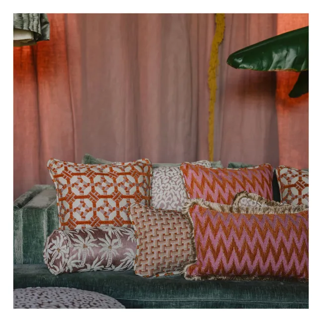 Laura cylindrical cushion | Pink