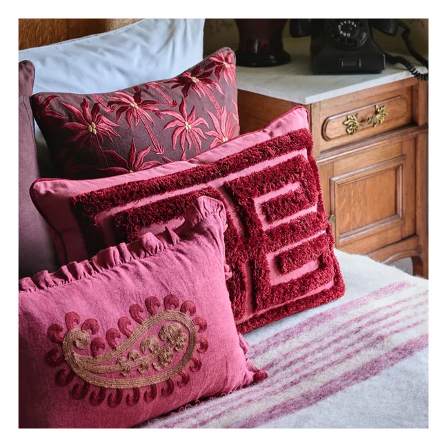 Housse de coussin Laura | Chocolat