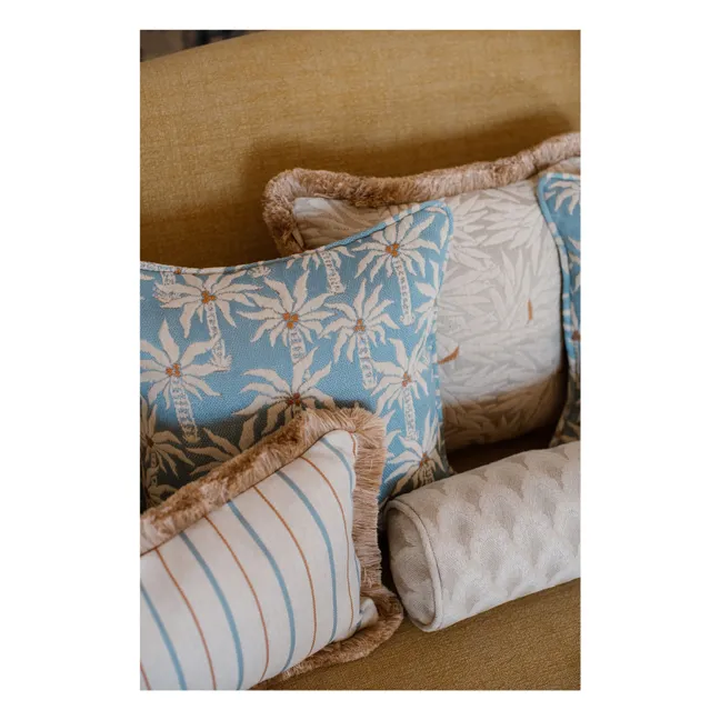 Housse de coussin Laura | Bleu Glacier