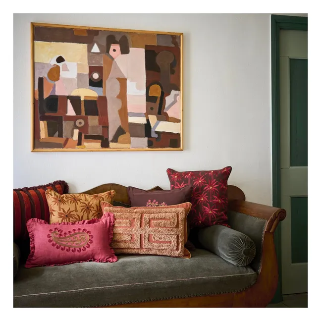 Jackie cushion cover | Chocolate